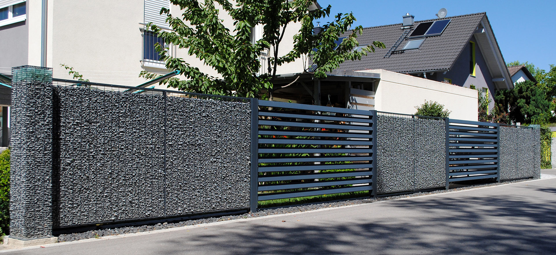 Moderner Zaun | Zaunsysteme aus Aluminium und Stahl, Zaunelemente aus